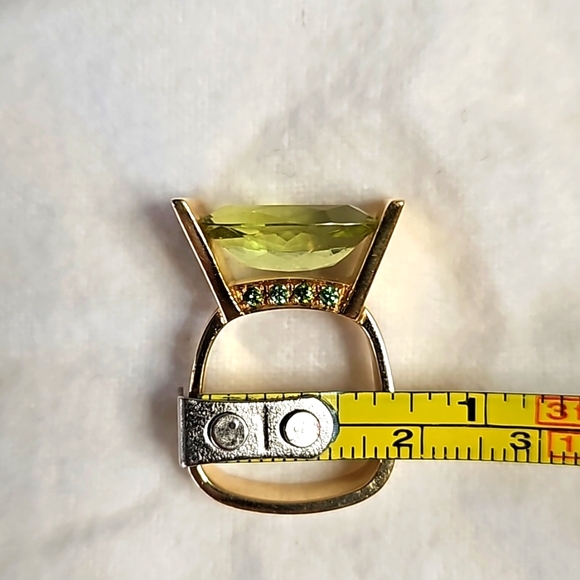 Ladies 14k cocktail ring - Size 6 - Picture 10 of 12